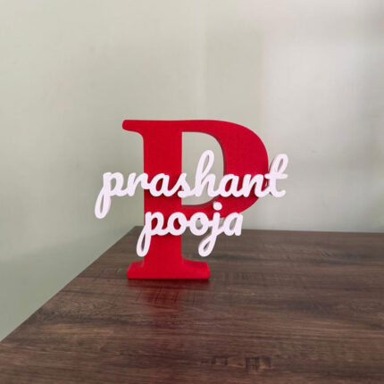 Custom 3D Double Name