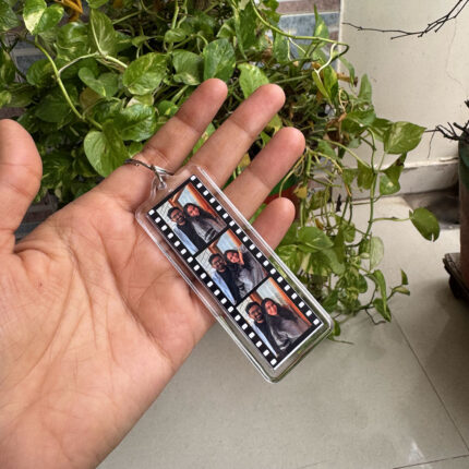 Photo Stripe Keychain